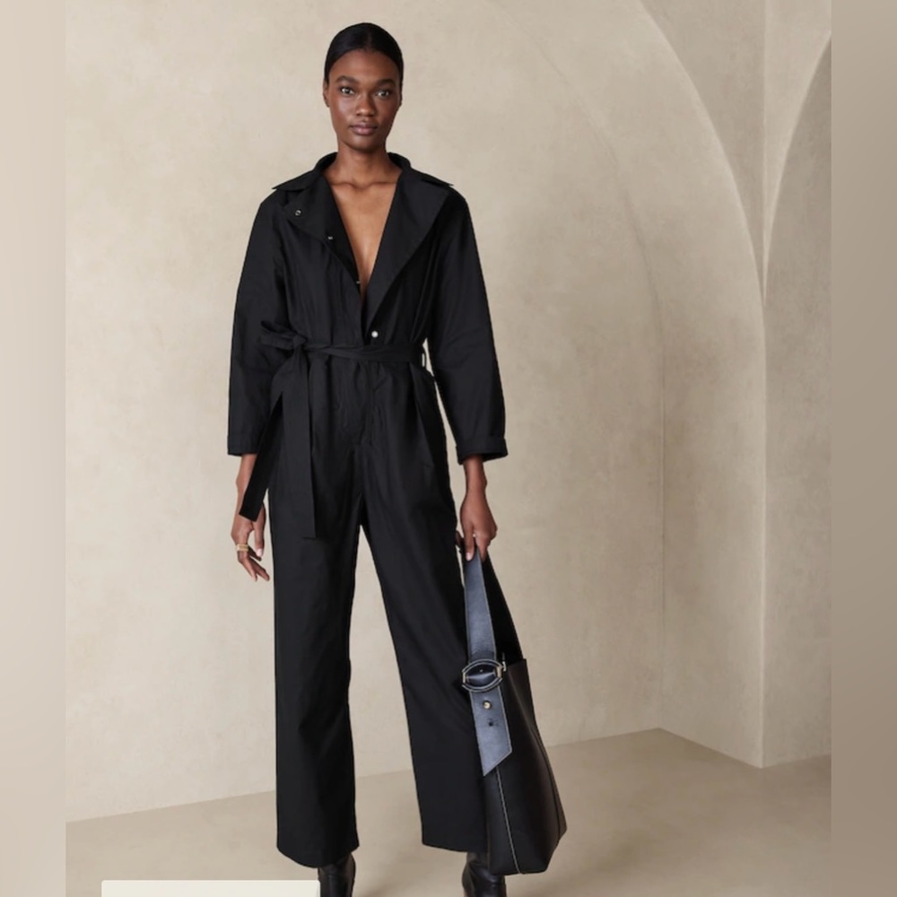 Banana Republic Finley Poplin Jumpsuit